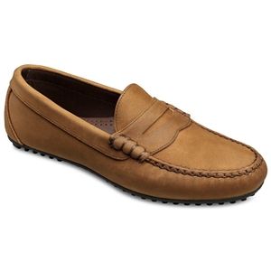 Allen Edmonds Mens Ventura HWY Tan Shoes, Size 8.5 E   21562