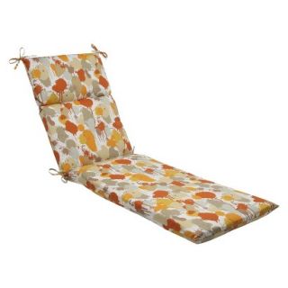 Outdoor Chaise Lounge Cushion   Orange/Tan Neddick