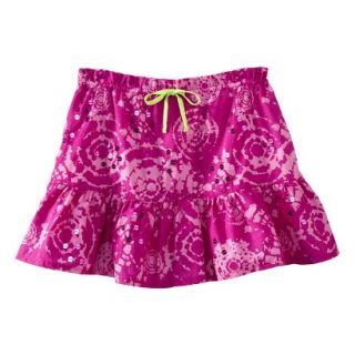 Girls Swim Cover Up Skirt   Pink L