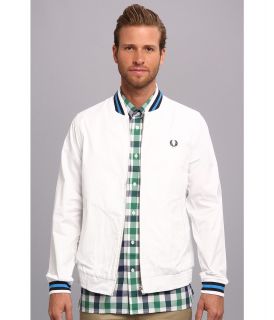 Fred Perry Tennis Bomber Jacket Mens Coat (White)