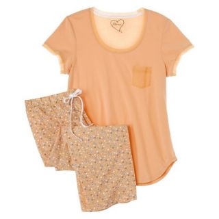 Warm Essentials by Cuddl Duds Womens Pajama Sets   Orange L