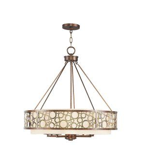 LiveX Lighting LVX 8678 64 Palacial Bronze with Gilded Accents Avalon Chandelier