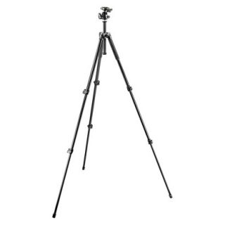 Manfrotto 290 Series Camera Tripod with 3 way Head   Black (MK293A3 A0RC2)