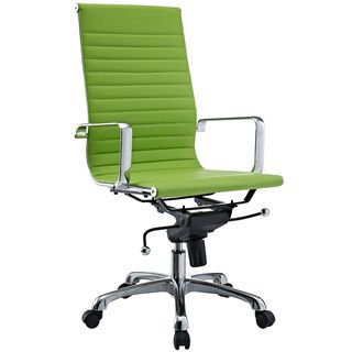 Malibu High back Bright Green Vinyl Office Chair