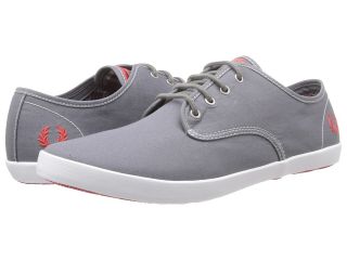 Fred Perry Foxx Twill Mens Lace up casual Shoes (Gray)