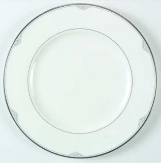 Waterford China Chiffonier Dinner Plate, Fine China Dinnerware   Scallops & Dots