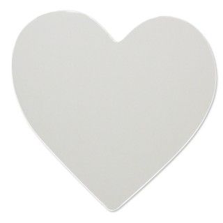 Heart Peel and Stick Mirror Wall Decal