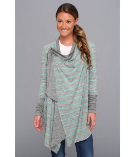 Icebreaker Bliss Wrap Stripe Womens Sweater (Multi)