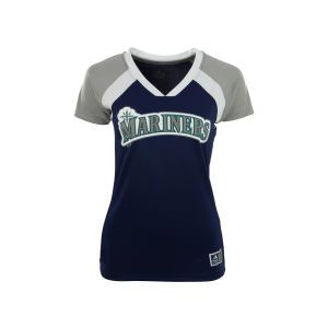 Seattle Mariners Majestic MLB Womens Synthetic Fashion Top