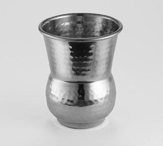 American Metalcraft 12 oz Moroccan Tumbler   Hammered Finish Stainless