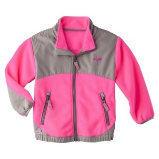 C9 by Champion Infant Toddler Girls Everyday Fleece Jacket   Pink 12 M