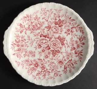 Grindley Printemps Pink Handled Cake Plate, Fine China Dinnerware   Pink Floral