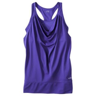 C9 by Champion Womens Cowl Neck Layered Tank   Kindred Blue XXL