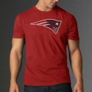 New England Patriots 47 Brand NFL Logo Scrum T Shirt