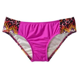 Juniors Hipster Swim Bottom  Magenta XS