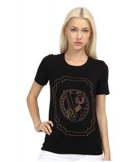 Versace Jeans Logo T Shirt Womens T Shirt (Black)