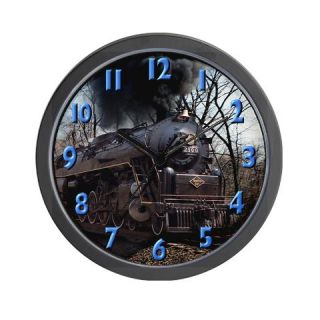  Old Steam Engine Wall Clock