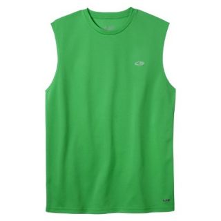C9 By Champion Mens Advanced Duo Dry Tech Muscle Tee   Mahal Green L
