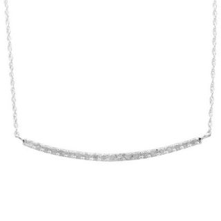 1/4 CT. T.W. Diamond Single Row Necklace in Sterling Silver