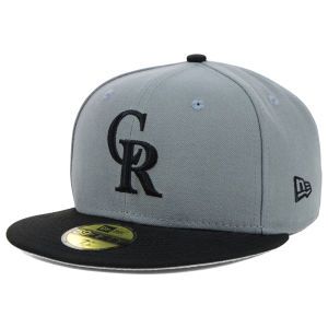 Colorado Rockies New Era MLB FC Gray Black 59FIFTY Cap