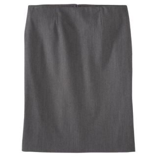 Merona Womens Plus Size Classic Pencil Skirt   Gray 20W