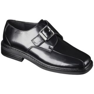 Boys Scott David Monk Dress Shoe   Black 13.5