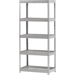 Edsal NSF Certified Treadplate Steel Storage Unit   36 Inch W x 18 Inch D x 72