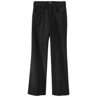 Dickies Girls Classic Fit Stretch Flare Bottom Pant   Black 6X