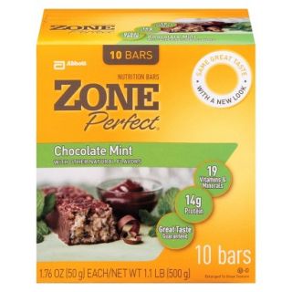 ZonePerfect Chocolate Mint Nutrition Bars   10 Count