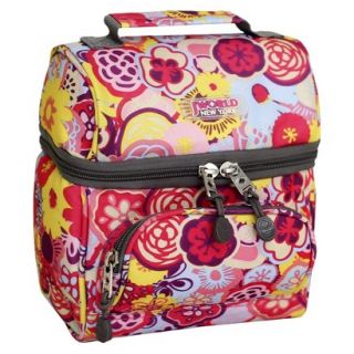 JWorld Corey Lunch Bag with Front Pocket, Poppy Pansy