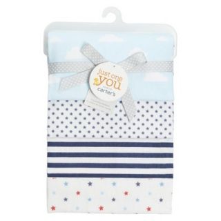 Just One You Made by Carters Clear Skies Boys 4pk Receiving Blankets