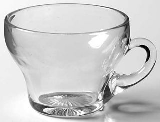 Heisey Touraine Clear Punch Cup   Stem #337, Plain/No Design, Clear