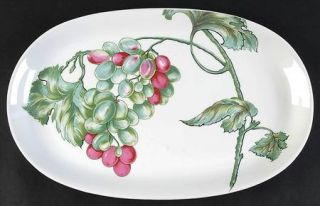 Philippe Deshoulieres Vendanges 14 Oval Serving Platter, Fine China Dinnerware