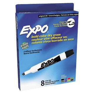 EXPO Chisel Tip Dry Erase Markers   Assorted (8 Per Set)