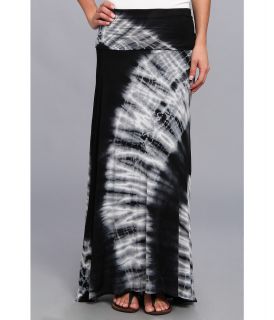 Brigitte Bailey Circle Tye Dye Skirt Womens Skirt (Black)