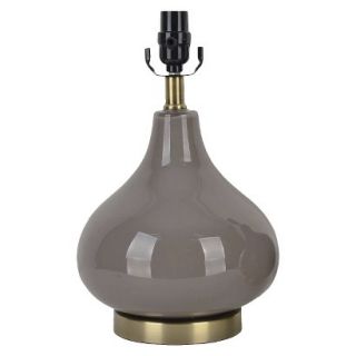 Threshold Medium Glass Gourd Lamp Base   River Birch (Includes CFL Bulb)