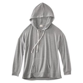 Mossimo Supply Co. Juniors Lightweight Knit Hoodie   Cement XS(1)
