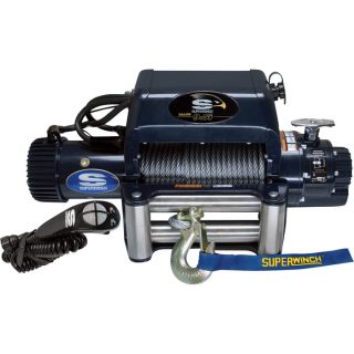 Superwinch 12 Volt DC Truck Winch with Remote   9500 Lb. Capacity, Model 1695210