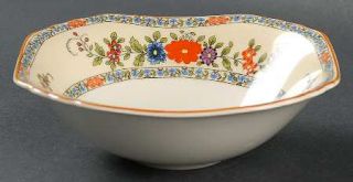 Wedgwood Somerset Coupe Cereal Bowl, Fine China Dinnerware   Blue/Purple/Orange