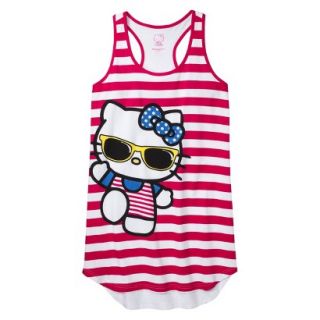 Hello Kitty Juniors Sleep Chemise   Red Stripe XL(15 17)