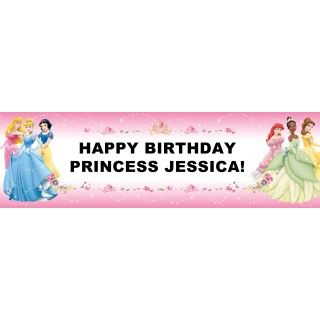 Princess Dreams Personalized Birthday Banner