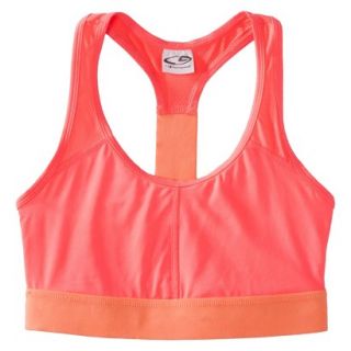 C9 by Champion Womens Compression Bra With Mesh   Sunset XL