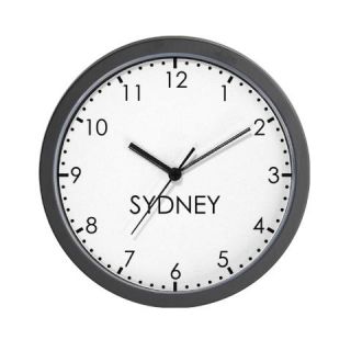  SYDNEY Modern Newsroom Wall Clock