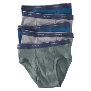 Fruit of the Loom Mens Low Rise Brief 5PK   Assorted Colors M