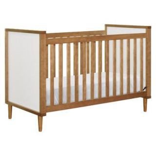 Skip 3 in 1 Convertible Crib with Toddler Rail   Chestnut