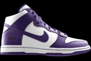 Nike Dunk High Be True iD Custom Kids Shoes (4y 6y)   Purple