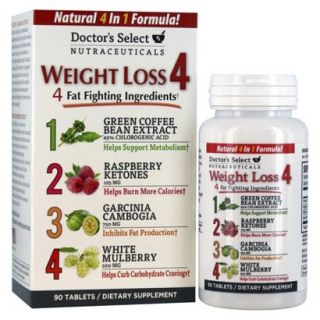 Doctors Select Weight Loss 4 Dietary Supplement   90 Tablets