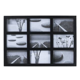 Room Essentials 9 Opening Collage Frame   Black 4x6