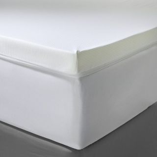Fieldcrest Luxury 3 Memory Foam Mattress Topper   Full
