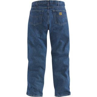 Carhartt Relaxed Fit Tapered Leg Jean   Stonewash, 31 Inch Waist x 30 Inch